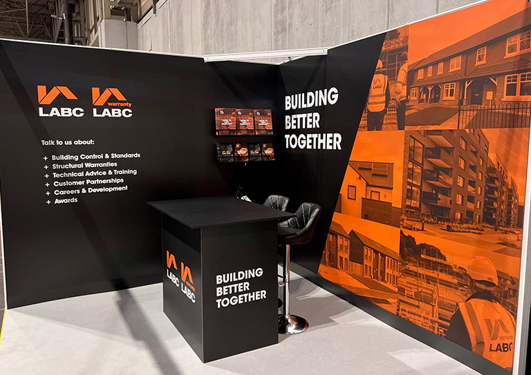 Image: Shell scheme exhibition stand