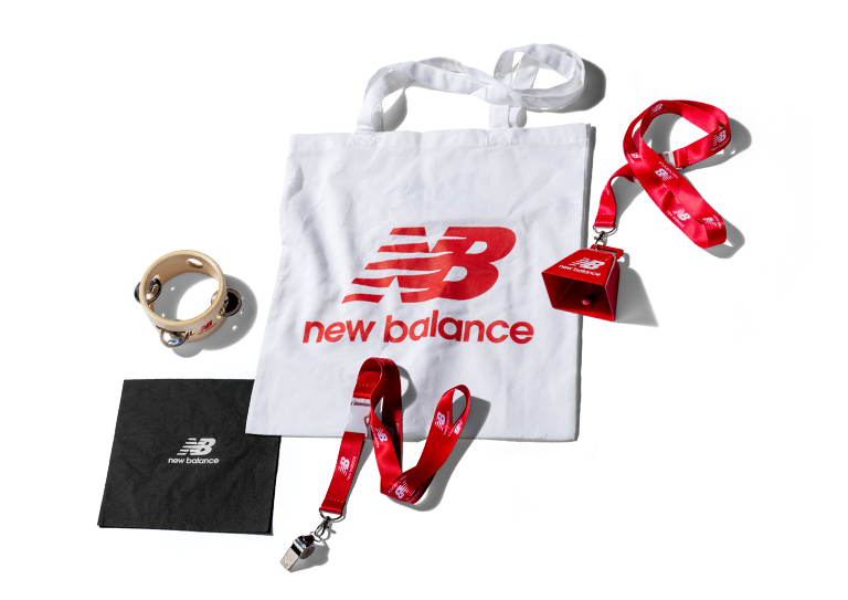 Image: Branded merch for New Balance