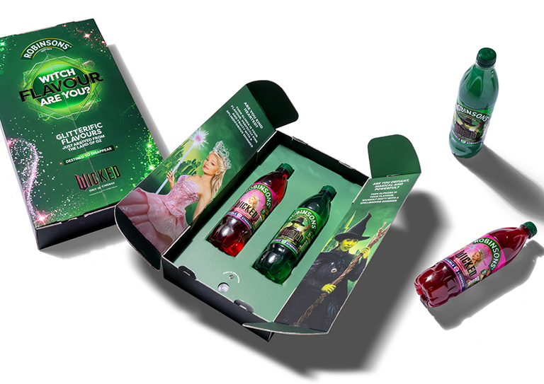 Image: The Robinsons X Wicked collaboation packaging dedsigned by Clone Media