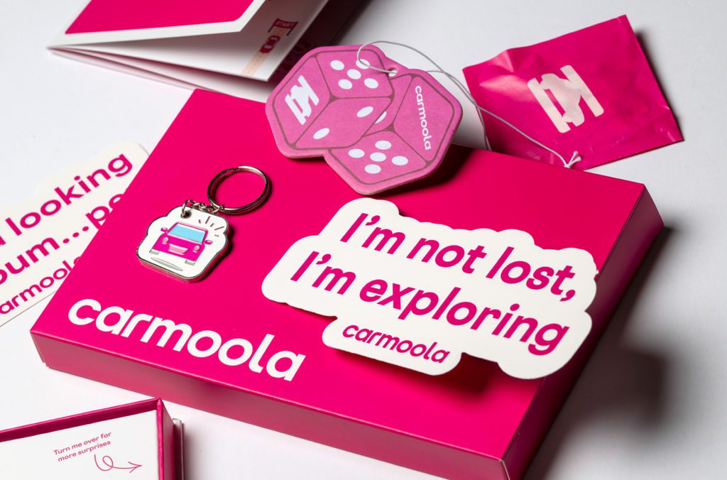 Carmoola letterbox merch pack