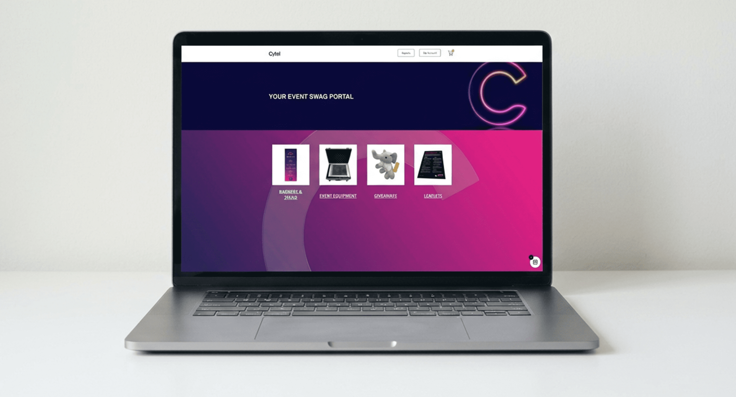 Cytel Online Portal on a Laptop Screen
