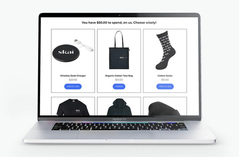 Skai Swag Portal Branded Merchandise