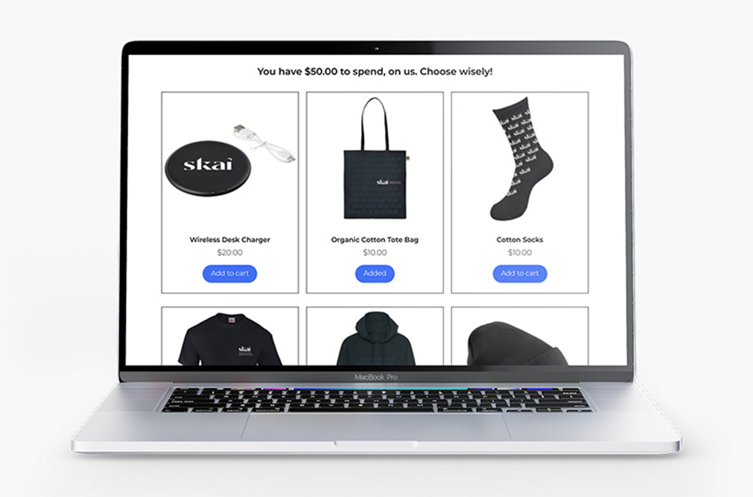 Skai Swag Portal Branded Merchandise