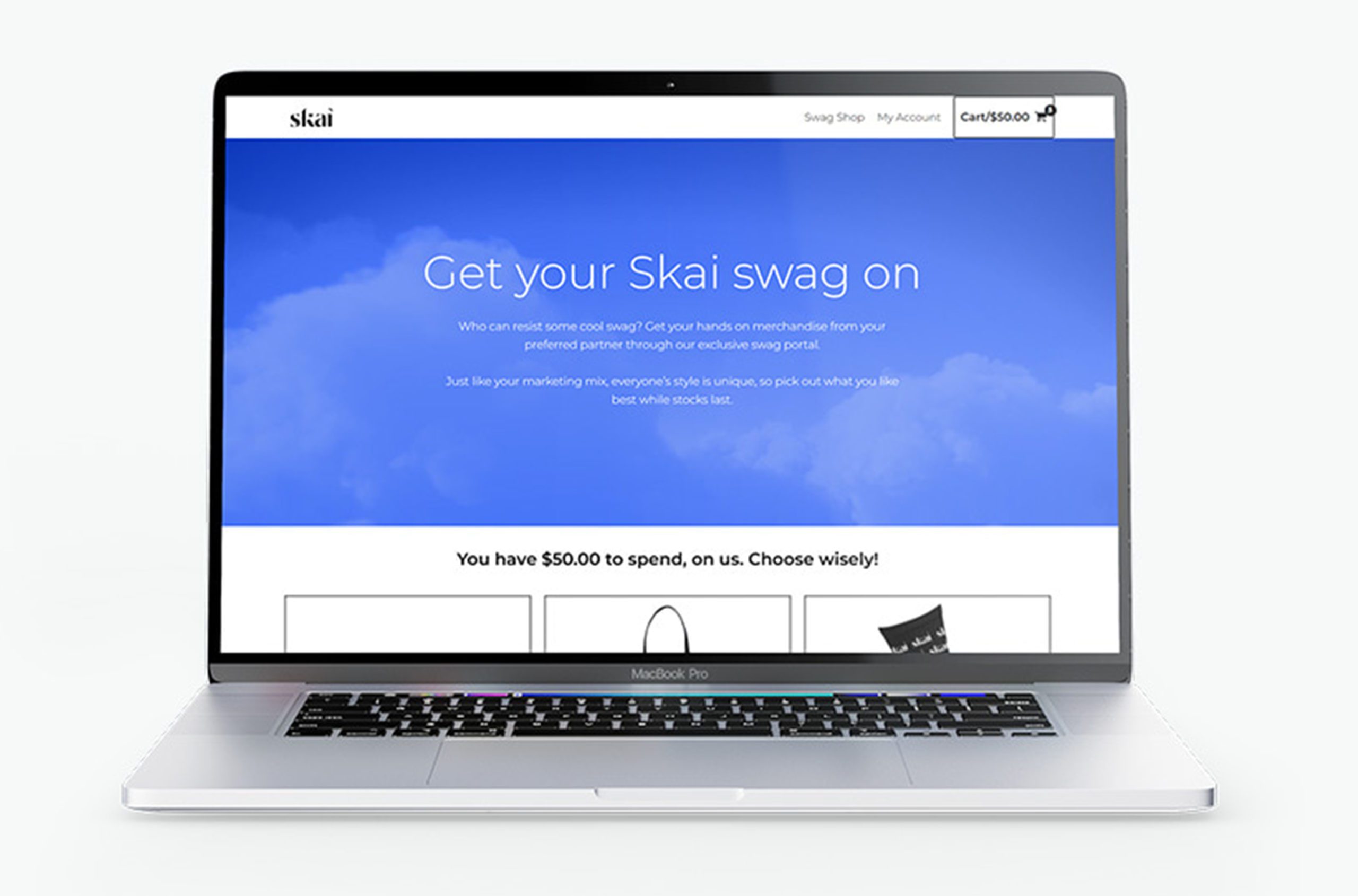 Skai Swag Portal Branded Merchandise