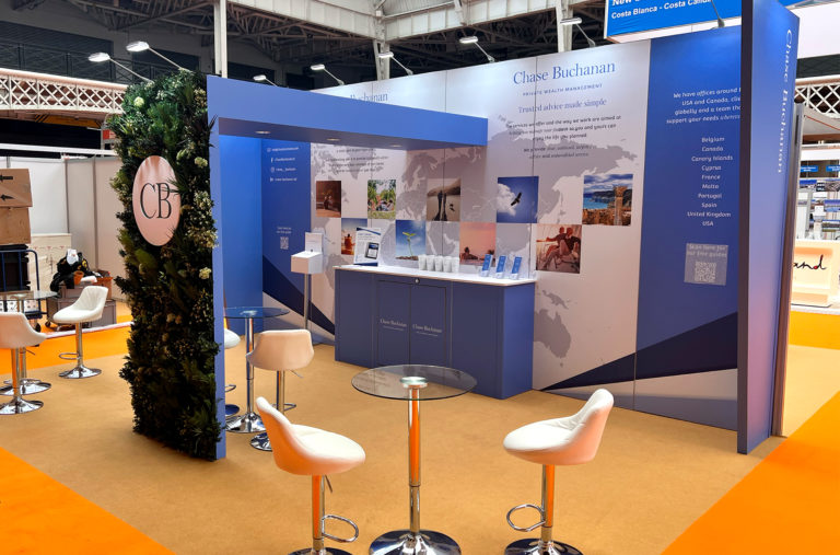 Chase Buchanan Exhibition Stand