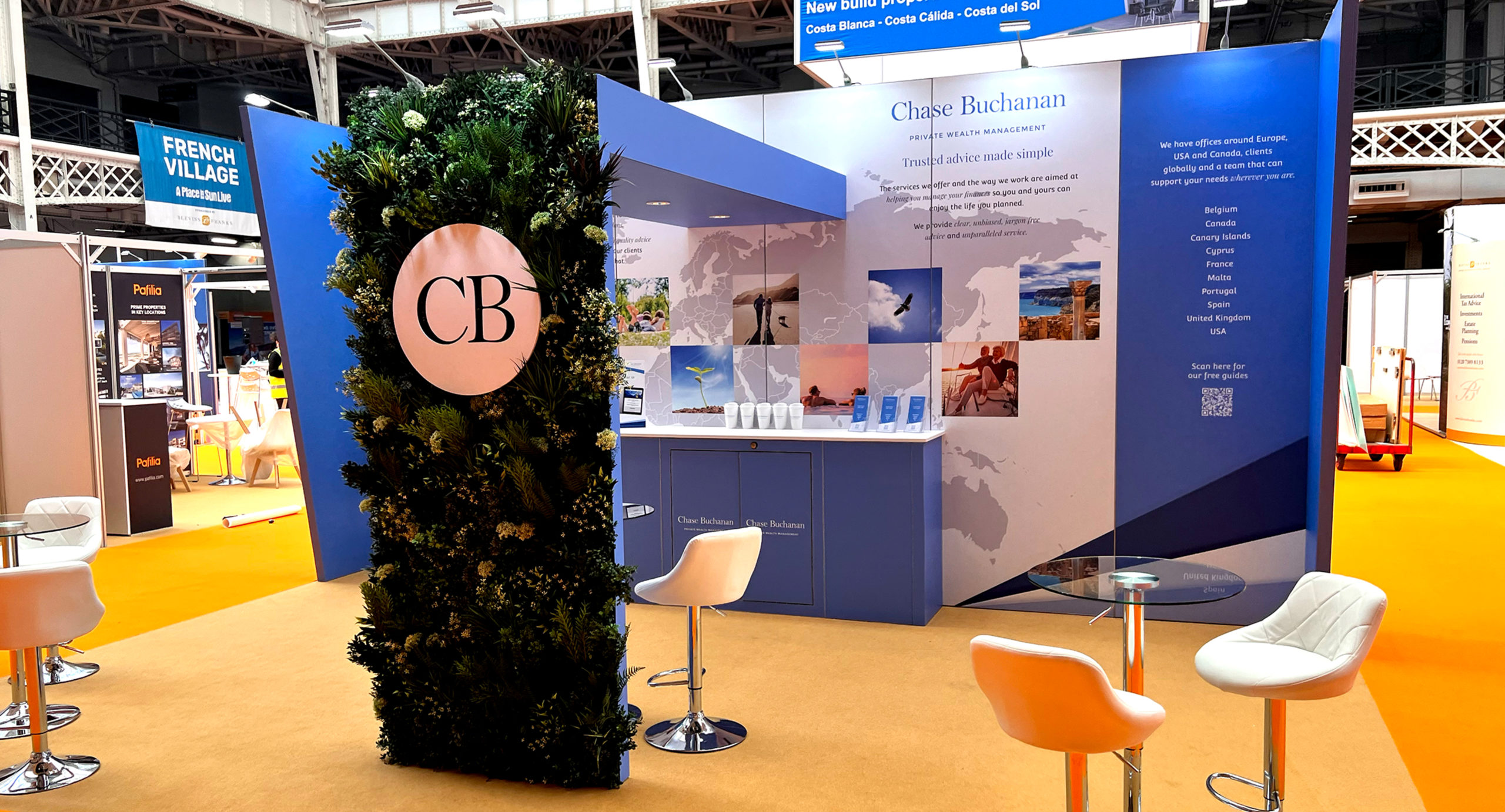 Chase Buchanan Exhibition Stand