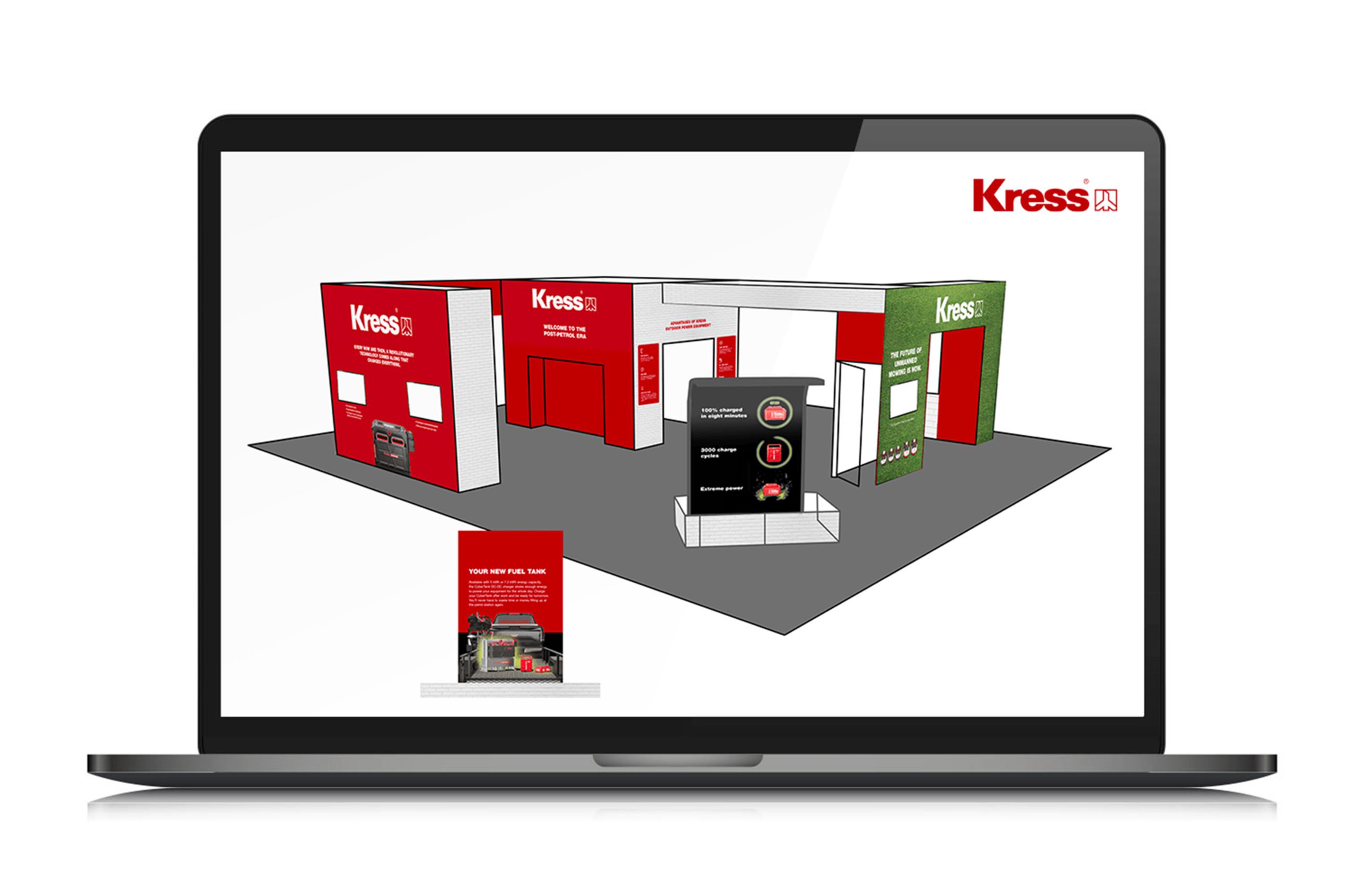 Kress Exhibition Stand Initial Sketches